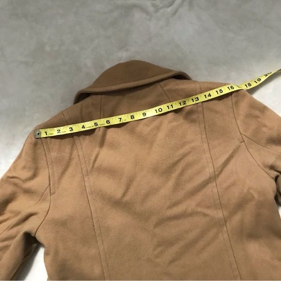 J Crew double breasted camel pea coat jacket - Picture 7 of 11